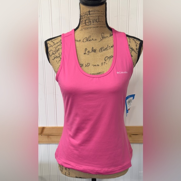 NWT Columbia Women's Hike Performance Tank Top Pink Size Small - Picture 2 of 5